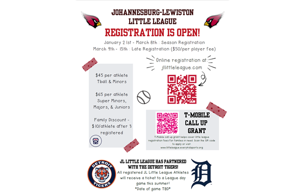 Registration is OPEN for 2026 season!